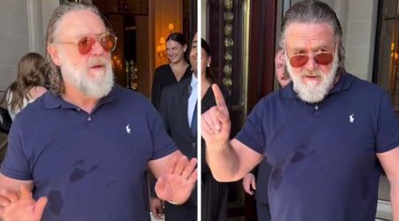 Russell Crowe has tense exchange with autograph seekers in viral Paris video: ‘Don’t push in on me’