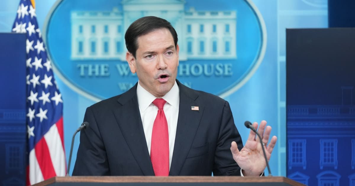 Marco Rubio claimed Cuba’s 22-hour blackouts and the US oil blockade were unrelated in a five-minute message to Cubans on the anniversary of the country’s 1902 independence (AP Photo/Jacquelyn Martin)
