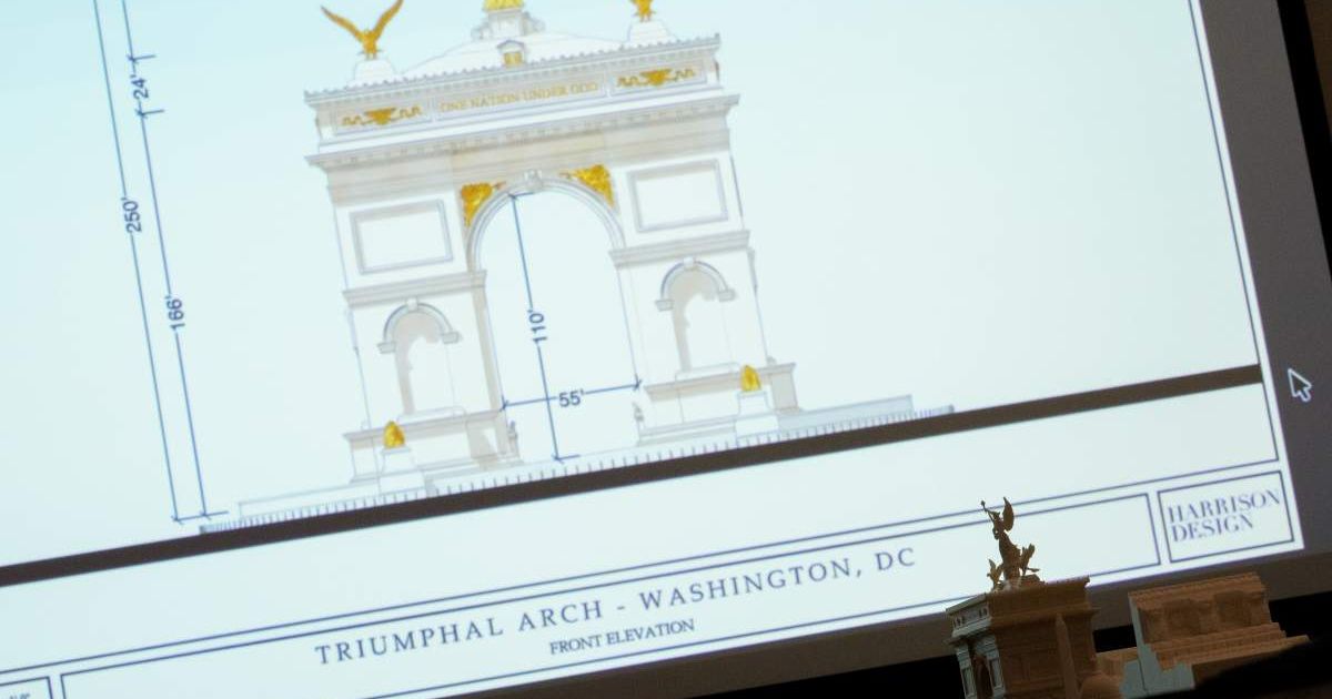 The Justice Department sought to dismiss the lawsuit, saying Congress had already approved the arch project through a century-old memorial plan (Getty Images)