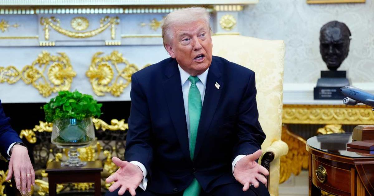 President Donald Trump will convene Cabinet members, including outgoing Director of National Intelligence Tulsi Gabbard, at Camp David amid US-Iran tensions (AP Photo/Alex Brandon)