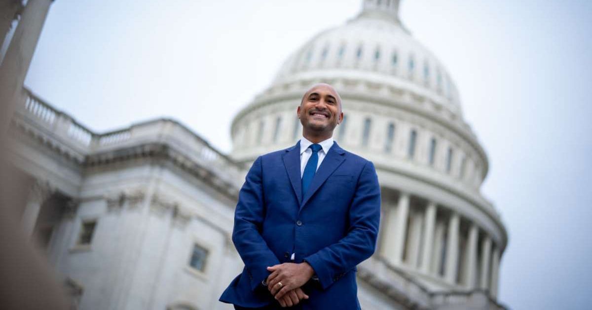 Shomari Figures won election from one of Alabama's two Black-majority congressional districts under the 2024 map (Andrew Harnik/Getty Images)