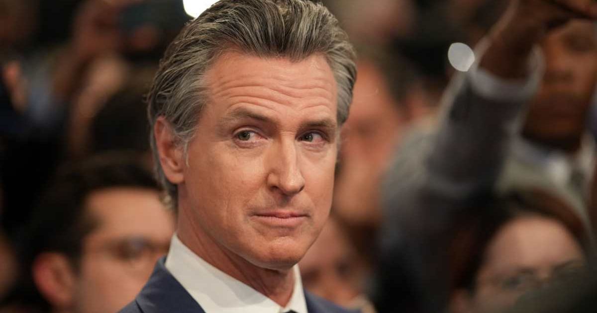California Governor Gavin Newsom faced criticism after a $33,000 portrait proposal appeared in the state budget plan (Getty Images)