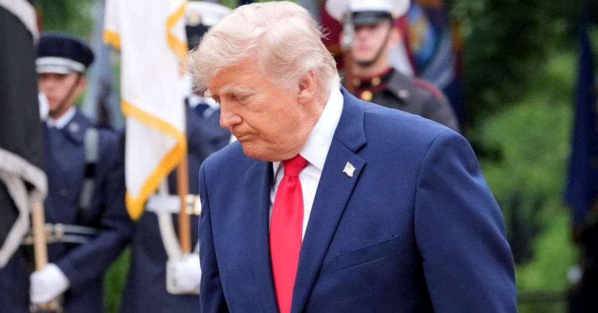 President Donald Trump walks after placing a wreath at the Tomb of the Unknown Soldier in Arlington National Cemetery on Memorial Day, Monday, May 25, 2026, in Arlington, Va. (AP Photo/Alex Brandon)