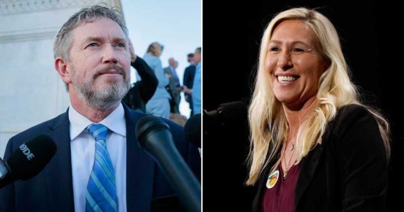 Thomas Massie 'chilling' with Marjorie Taylor Greene in Costa Rica after primary loss