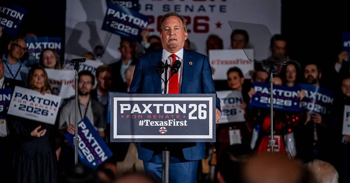 Ken Paxton credited Donald Trump’s endorsement for his Senate primary win over John Cornyn and hailed anti-establishment voters (Getty Images)