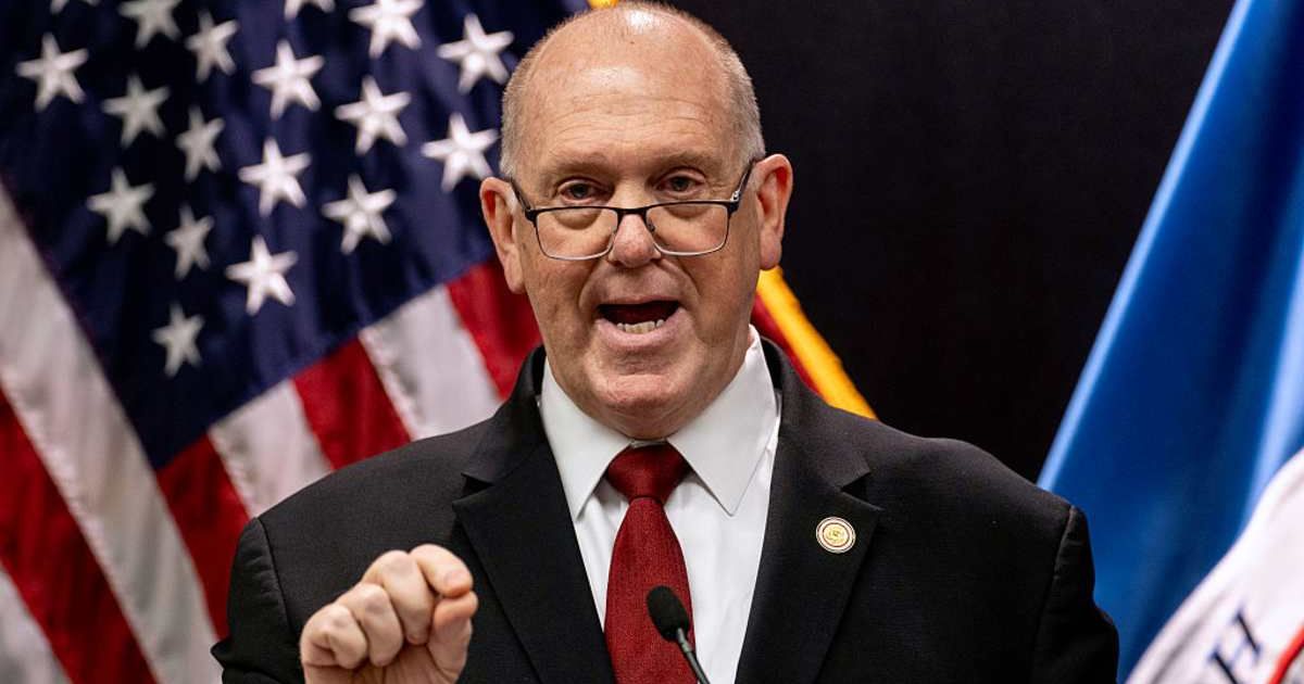 Border czar Tom Homan said Tuesday that ICE detainees participating in hunger strikes could be force-fed if officials determine their health is at serious risk (Getty Images)