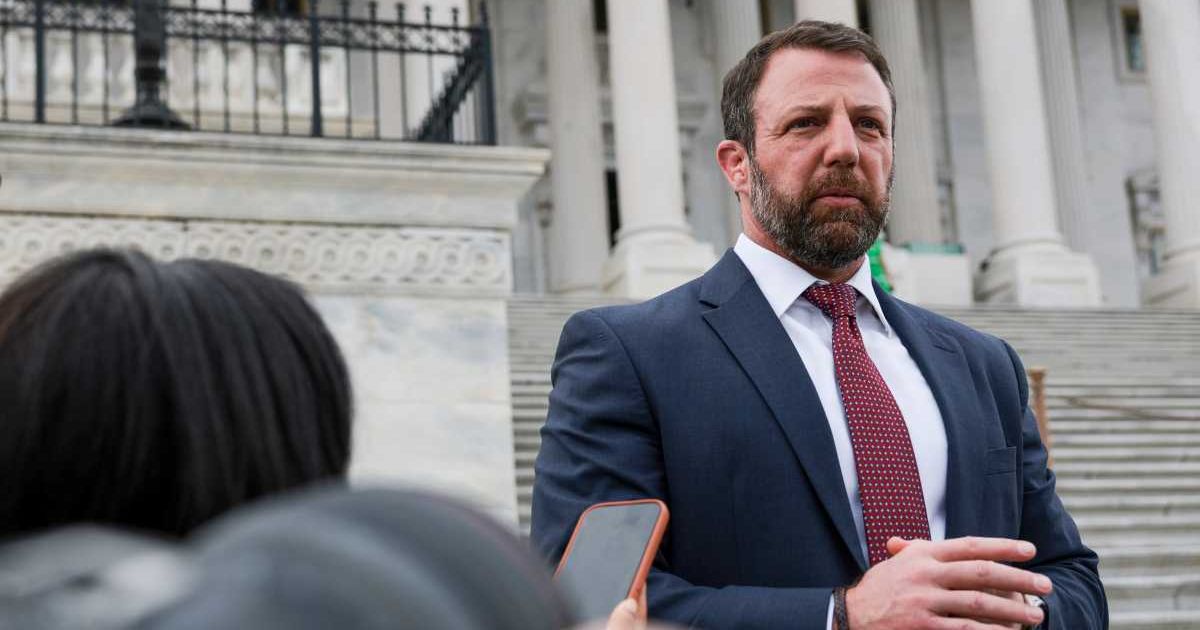 Markwayne Mullin said DHS is considering blocking international flights to sanctuary cities over their refusal to cooperate with immigration enforcement efforts (Getty Images)