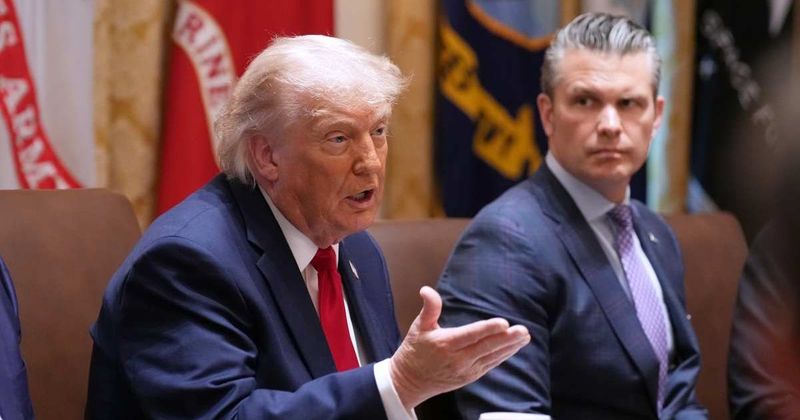 Trump jokes Hegseth ‘loves war,’ praises Tulsi Gabbard at Cabinet meeting