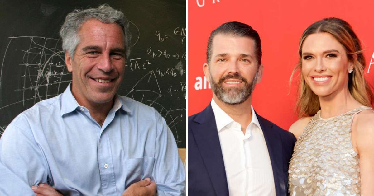 Following Donald Trump Jr’s wedding, rumors claimed Bettina Anderson is the daughter of Jeffrey Epstein’s former banker, fueling speculation (Getty Images)