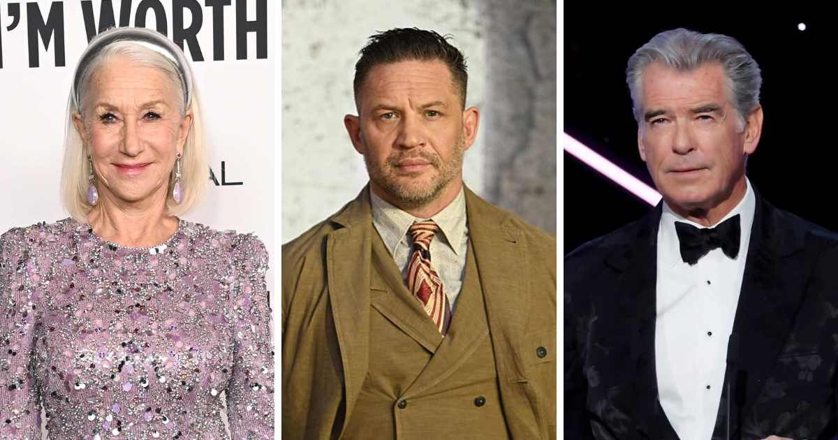 Reports claimed Tom Hardy kept Pierce Brosnan and Helen Mirren waiting for hours during 'MobLand' filming (Getty Images)
