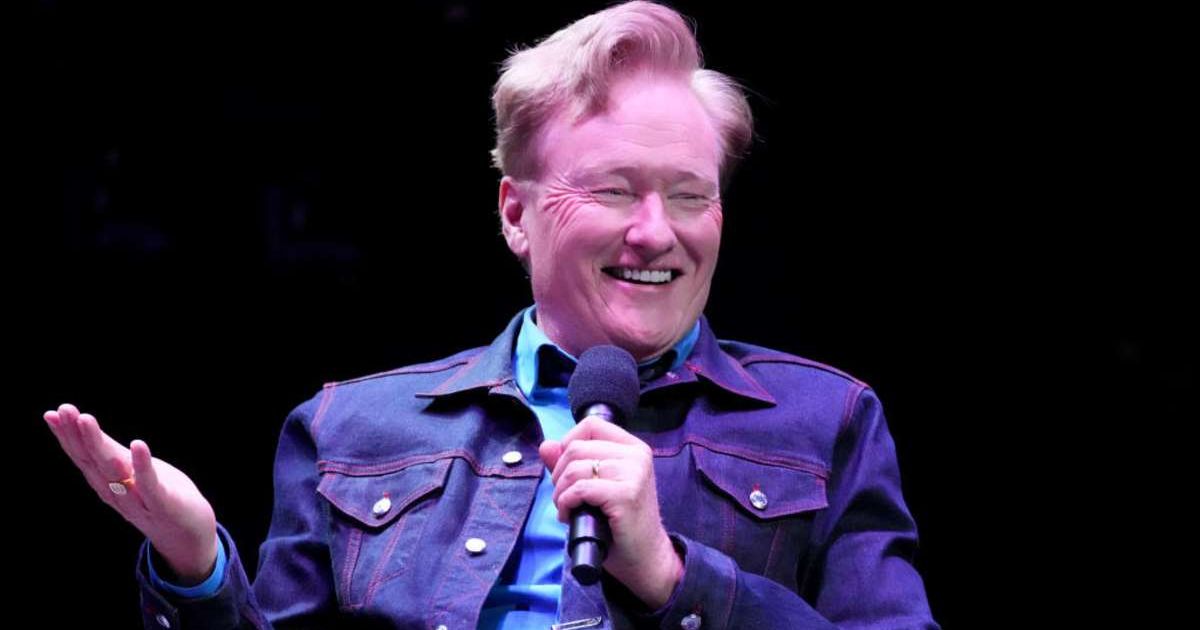 Conan O’Brien used his Harvard commencement speech to joke about Donald Trump, immigration policies and lawsuits against the Ivy League school (Jeff Kravitz/Getty Images) 