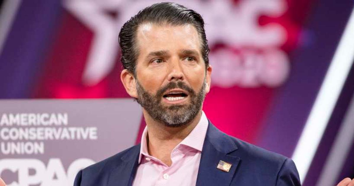 Donald Trump Jr reported spoke about his family sacrifices after Arlington visit (Getty Images)