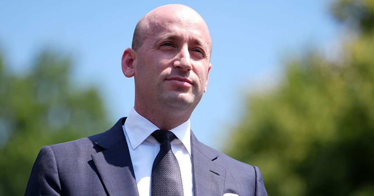 The DNC staffer used the party’s official X account as a megaphone to throw a profanity-laced attack at Stephen Miller, branding him “ugly” and bluntly telling him to “shut up” (Getty Images)
