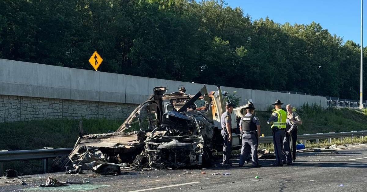 Transportation Secretary Sean Duffy said the driver involved in a deadly Virginia bus crash did not speak English despite federal requirements (Virginia State Police via AP)
