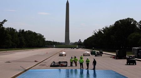 Trump blasts 'failing' NYT over Reflecting Pool revamp: 'It was a disgusting, garbage-strewn dump'
