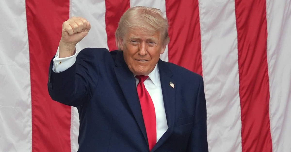A viral screenshot circulating on social media claimed to show President Donald Trump posting on Truth Social, 'I am the most respected president ever!!!' (AP Photo/Alex Brandon)