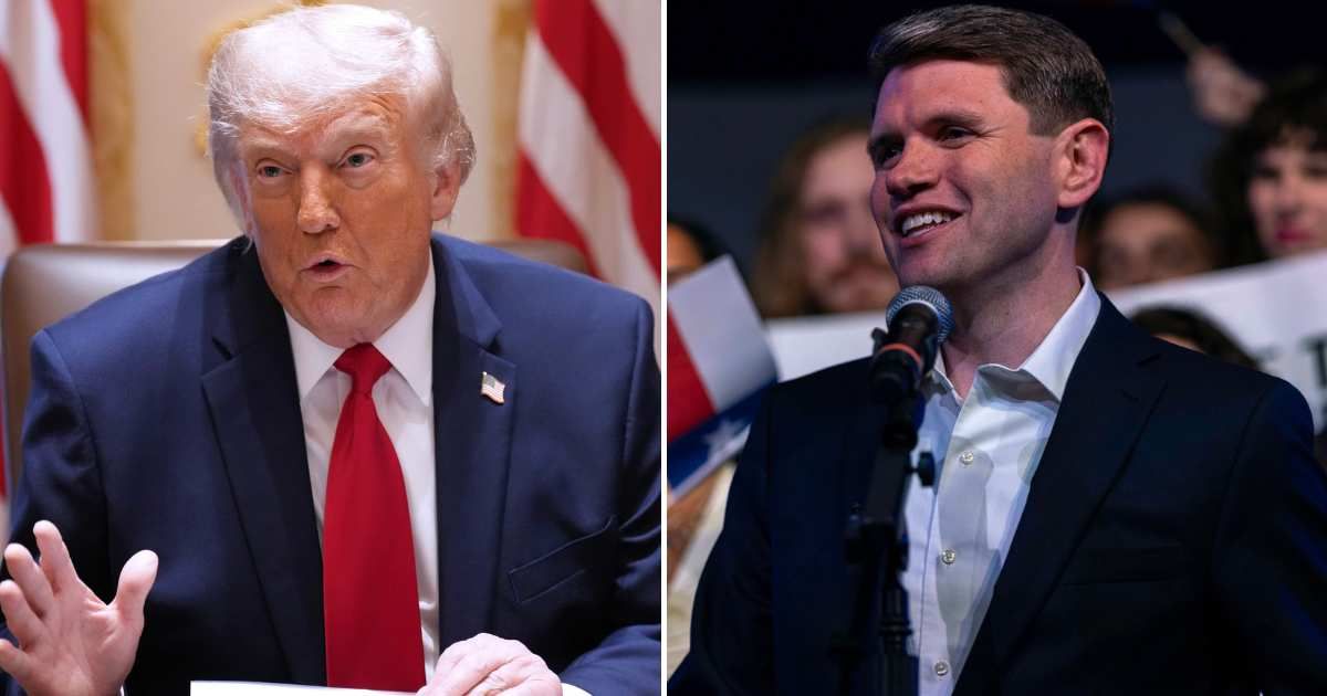 Donald Trump attacked Texas Senate candidate James Talarico while predicting Ken Paxton would win the upcoming race (Getty Images)