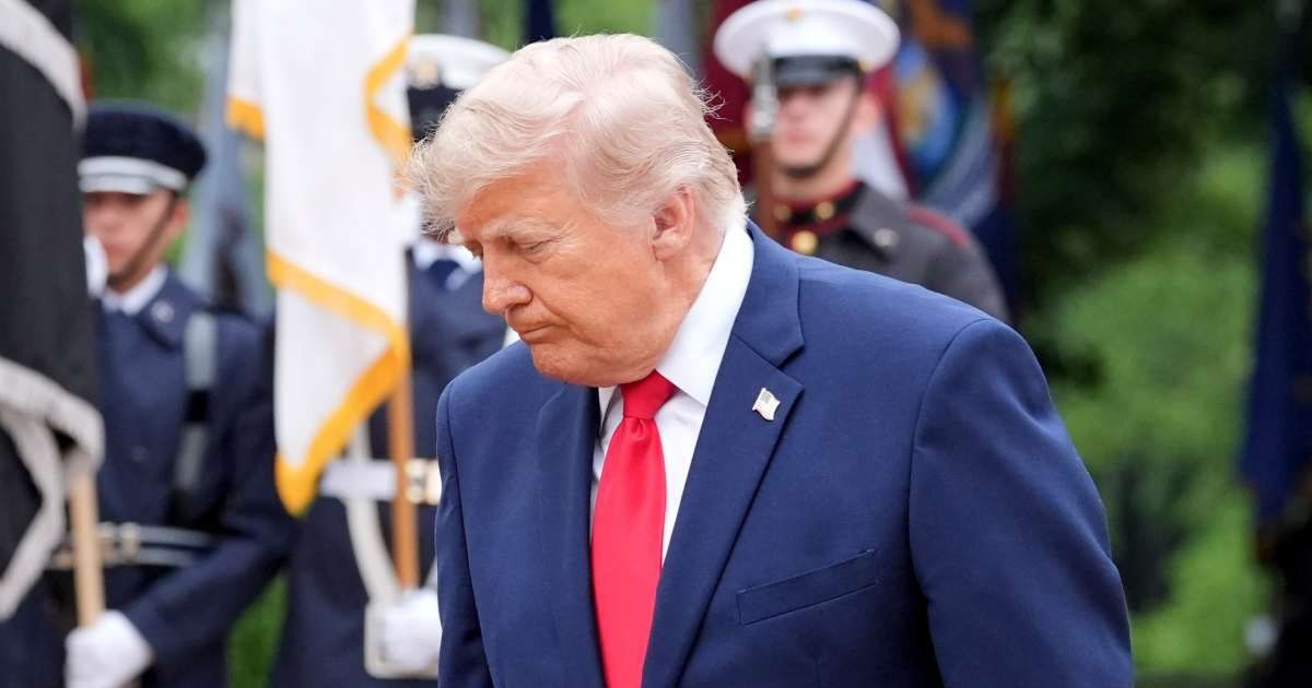Social media rumor claims President Donald Trump pardoned 77 people who stole from Medicare (AP Photo/Alex Brandon)