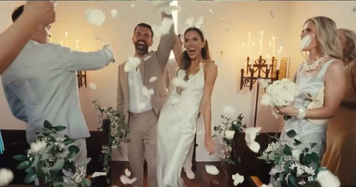 Donald Trump Jr took to his Instagram on Saturday, May 30, to share a loved-up reel capturing him and Bettina Anderson in the final hours before they tied the knot (@donaldjtrumpjr/Instagram)