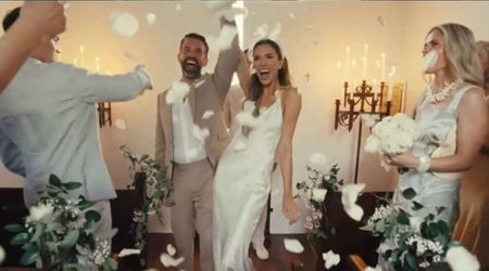 Donald Trump Jr offers intimate look at Bahamas wedding with Bettina Anderson in romantic video