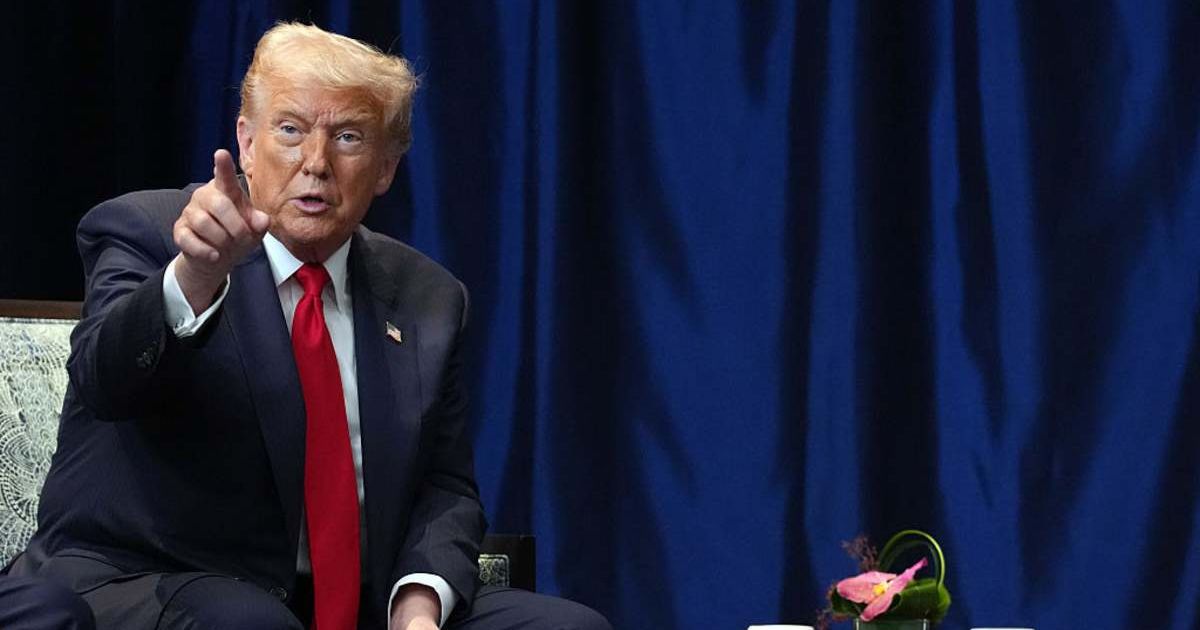 President Donald Trump's efforts to reshape federal agencies were speculated to be a factor behind the mass departure of lawyers (Andrew Harnik/Getty Images)