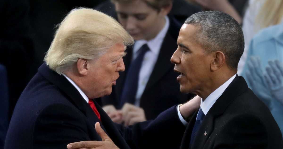 Social media users shared a viral claim alleging Trump and former President Barack Obama exchanged remarks over Iran (Getty Images)