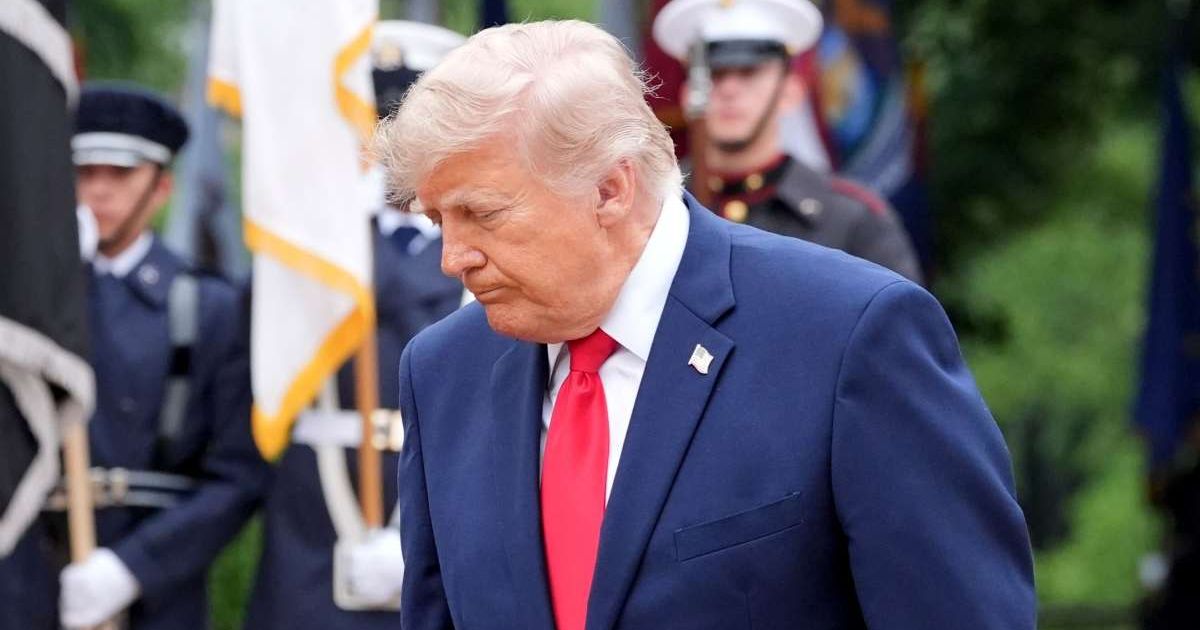 A viral rumor claimed President Donald Trump canceled the Great American State Fair after artists allegedly received threats from Antifa (AP Photo/Alex Brandon)