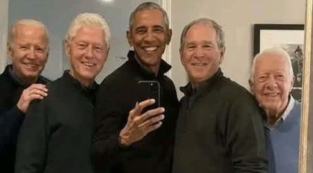 Fact Check: Is this photo of five US presidents excluding Trump real?