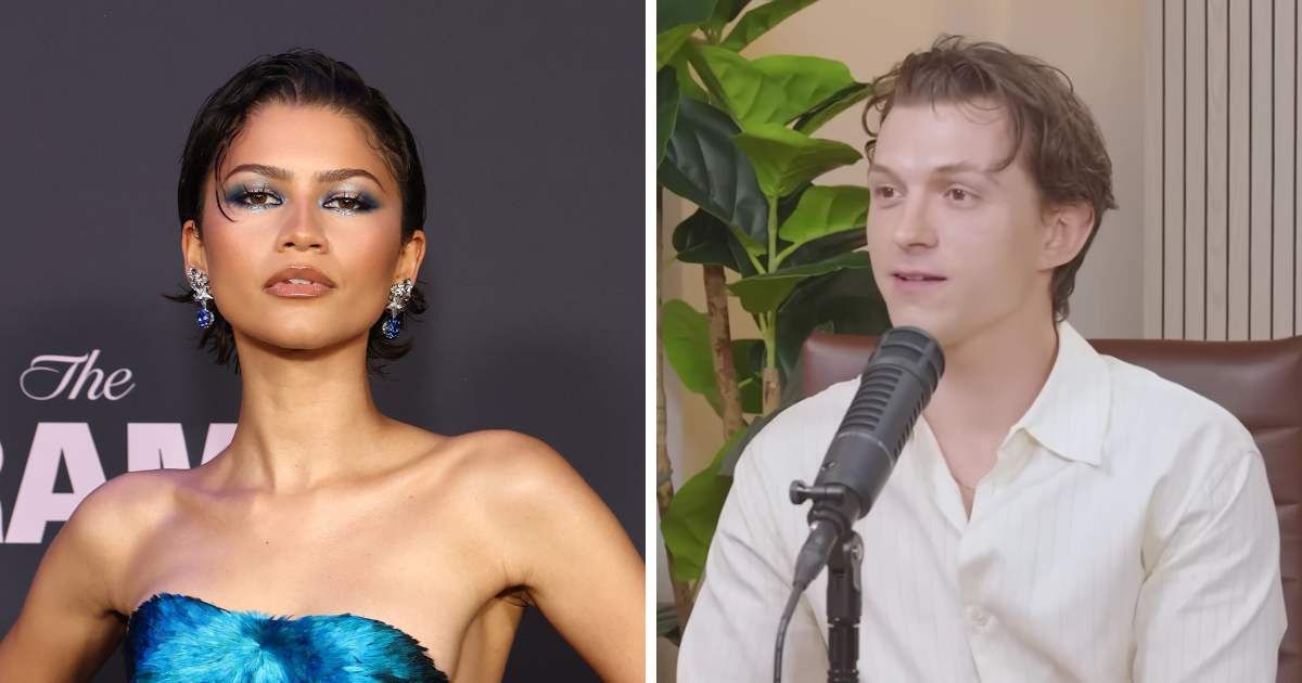 Tom Holland pointed to Zendaya's portrayal of Rue in 'Euphoria' and her performance in 'The Drama' as examples of her remarkable range, noting that she transforms completely for each character (Screengrab/Good Hang with Amy Poehler/YouTube, Getty Images)