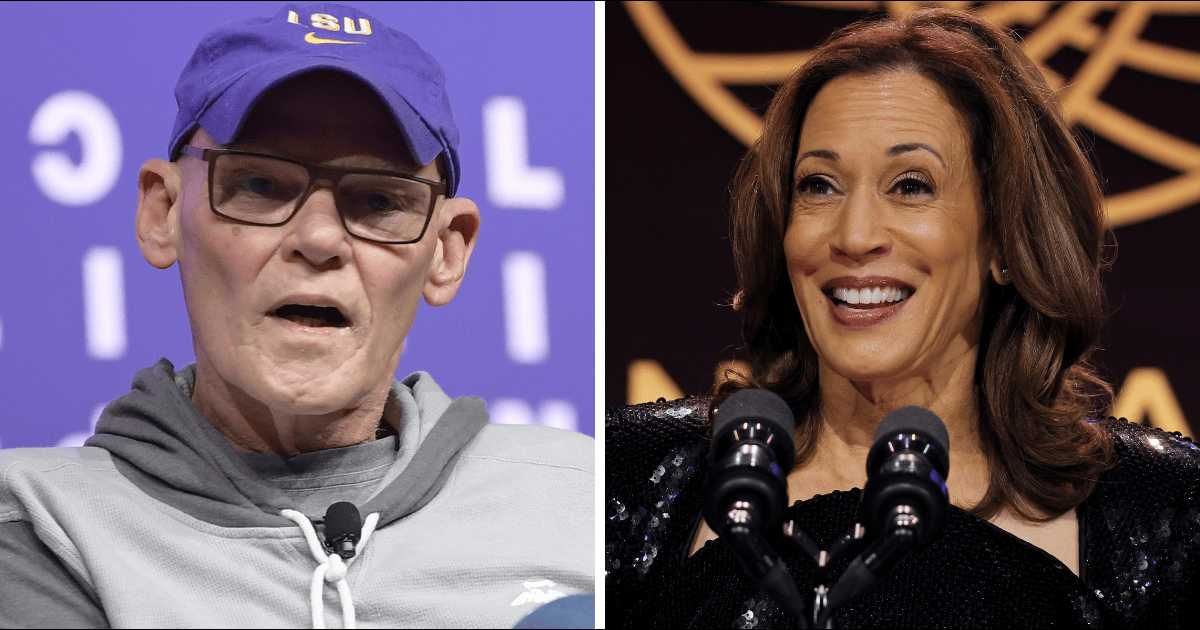 James Carville reserved his strongest criticism for Kamala Harris’ campaign spending, noting that the campaign reportedly had and spent $2 billion between Labor Day and Election Day (Getty Images)