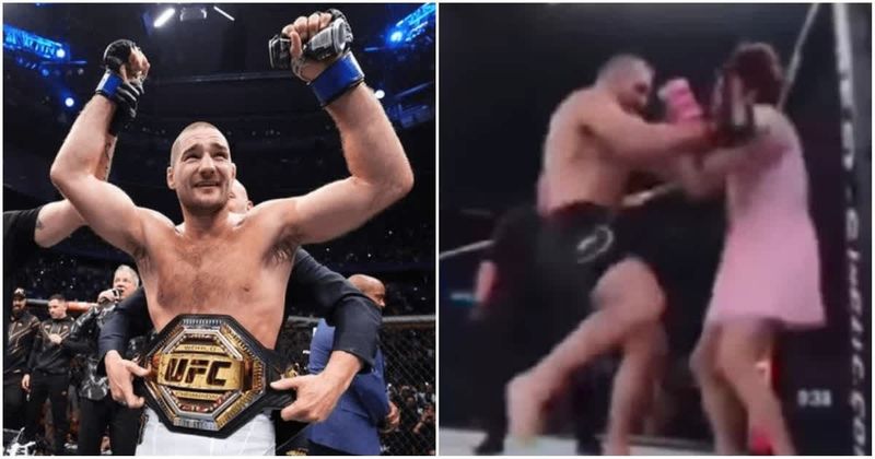 Sean Strickland beats up Dylan Mulvaney lookalike in fake Bud Light ad to celebrate Pride Month
