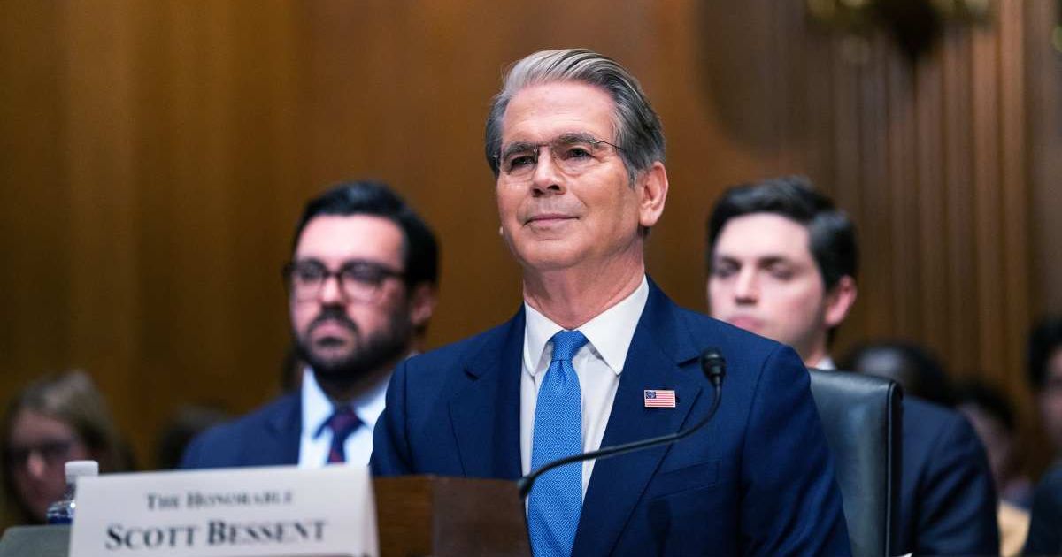 Treasury Secretary Scott Bessent testifies before the Senate Committee on Finance, Wednesday, June 3, 2026, in Washington (AP Photo/Allison Robbert)