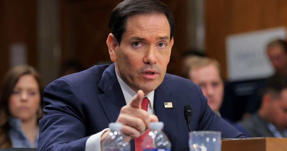 Rep Sara Jacobs questioned Marco Rubio's impartiality, citing gifted shoes from Donald Trump and his refusal to answer who won the 2020 election (Anna Moneymaker/Getty Images)