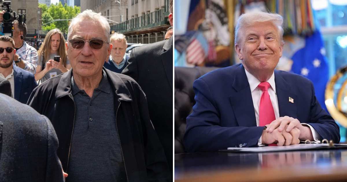 As per a viral post, after Robert De Niro criticized Donald Trump, the entire class, except for a few students, turned their chairs in protest until the actor left the dais (Getty Images)