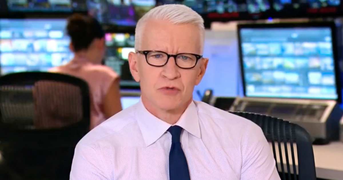 CNN's Anderson Cooper slammed President Donald Trump after the commander-in-chief took aim at his colleague Kaitlan Collins during an Oval Office exchange (CNN)