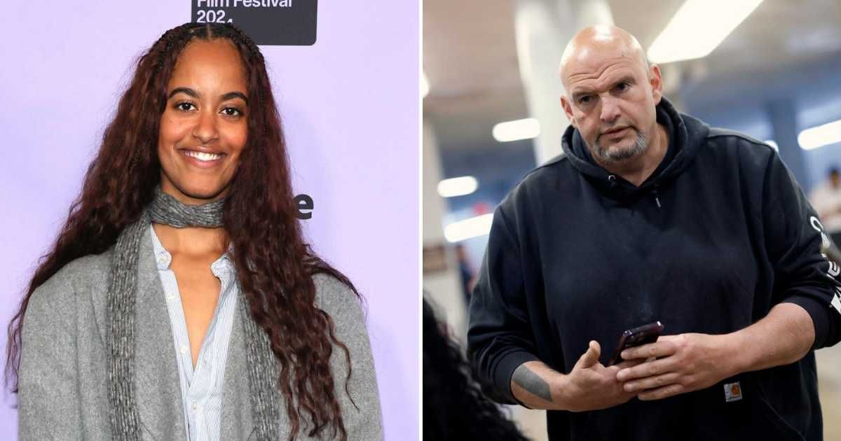 A viral rumor claimed Senator John Fetterman called for an investigation into Malia Obama over alleged USAID grants (Getty Images)