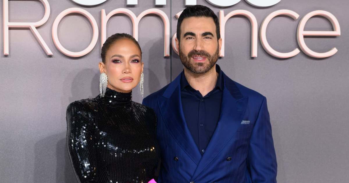 A reporter asked Jennifer Lopez and Brett Goldstein whether they had ever considered pretending to be romantically involved to generate publicity for the film (Karwai Tang/WireImage)