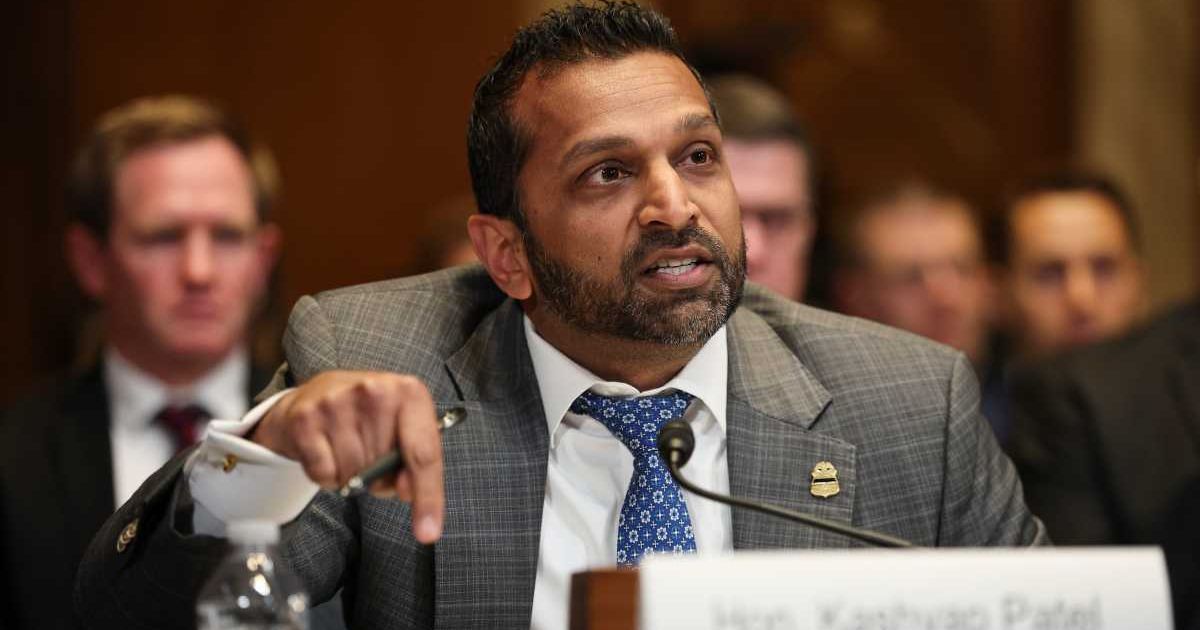 FBI Director Kash Patel said a large fraud network had stolen funds intended for children and enriched itself before federal investigators uncovered the scheme and filed charges (Win McNamee/Getty Images)