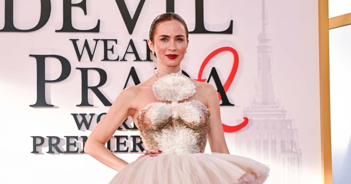 Emily Blunt recalled David Frankel calling in 2005 to say she was close to landing 'The Devil Wears Prada' role, pending a stylish audition look (Evan Agostini/Invision/AP)