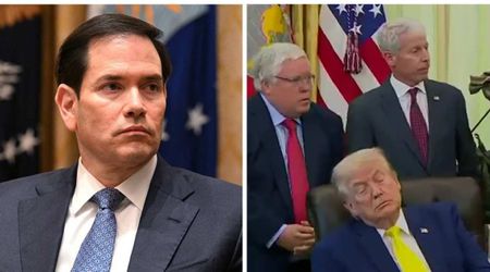 Trump appears to doze off just day after Rubio says he has never seen the POTUS sleeping