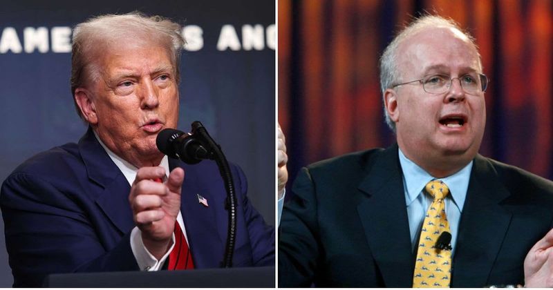 ‘A loser’: Trump blasts Karl Rove as strategist warns GOP faces approval-rating risks