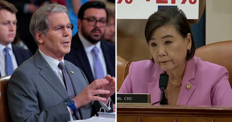 Rep Judy Chu caught flat-footed when Treasury Sec Scott Bessent asks who was president during WWI