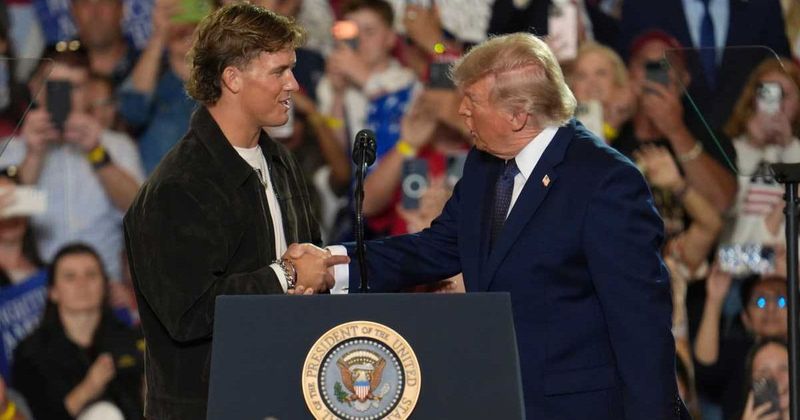 Trump brings up Jaxson Dart to reinforce his views on biological men competing in women’s sports