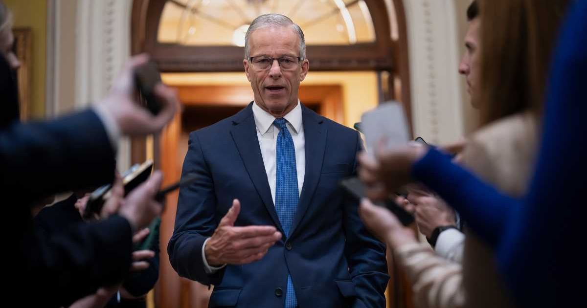 John Thune and his family received alleged death threats from David Shuck, a 63-year-old man from Oklahoma (AP Photo/J. Scott Applewhite)