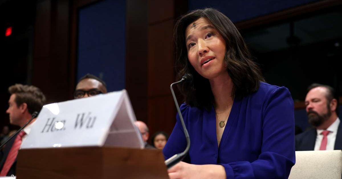 Boston Mayor Michelle Wu's administration moved forward with plans for a controversial event called 'Trans Period Pride,' despite backlash that initially led to its cancellation (Kayla Bartkowski/Getty Images)
