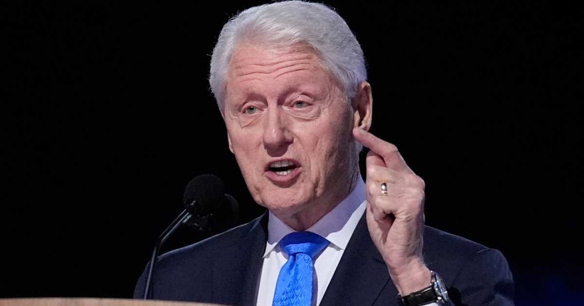 A viral image claiming to show former President Bill Clinton wearing a Disney princess gown and tiara has sparked widespread discussion online (AP Photo/Brynn Anderson, File)