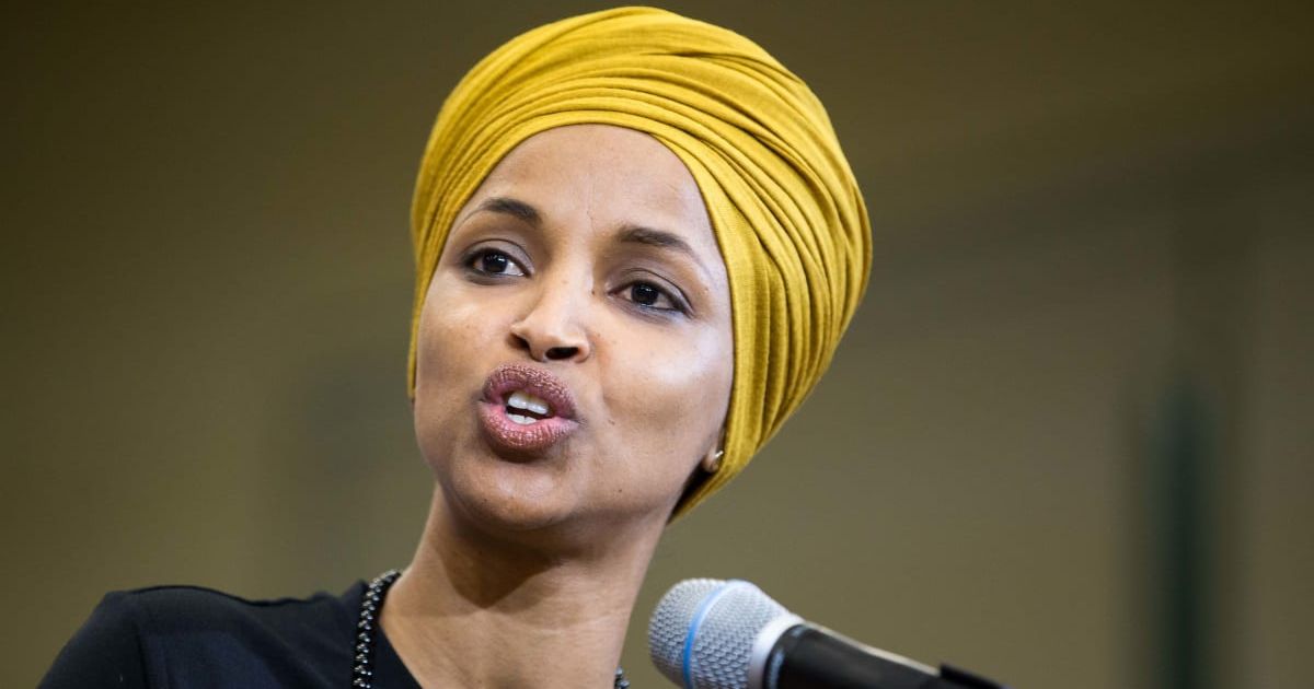 Ilhan Omar takes an independent stance as House votes on major Ukraine aid package (Photo by Scott Eisen/Getty Images)