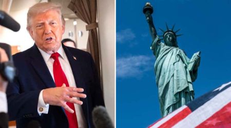 Trump could demolish Statue of Liberty if he wants to, DOJ attorney argues in court