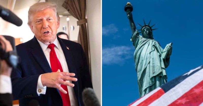 Trump could demolish Statue of Liberty if he wants to, DOJ attorney argues in court