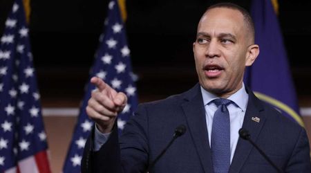 Hakeem Jeffries says Trump 'ruined' Knicks' historic NBA finals game
